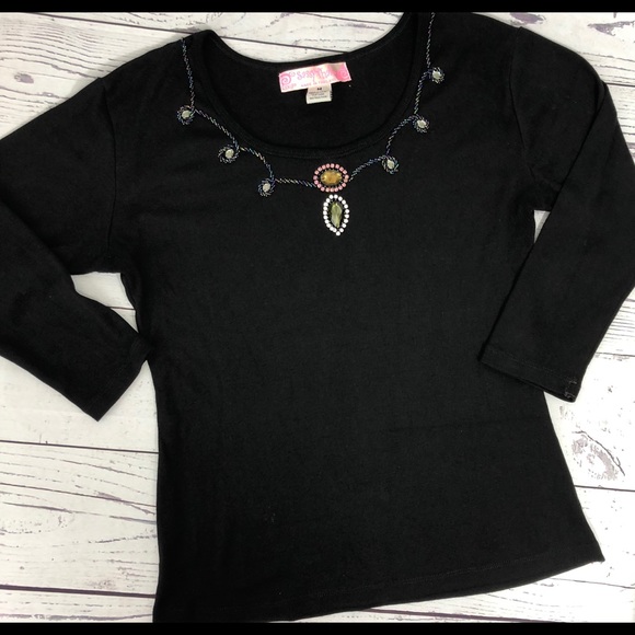 Sassy Thai hand-beaded top size Medium - Picture 3 of 5